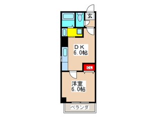 サンシャインサクラの物件間取画像